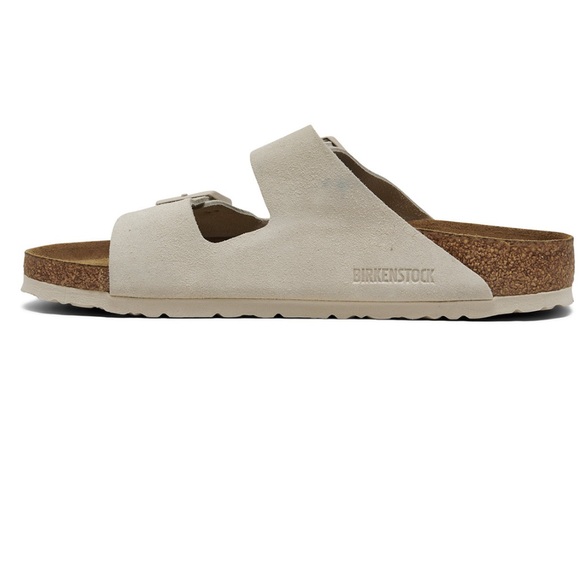 Birkenstock Women's Arizona Soft Footbed Suede Leather Sandals Size 7-7.5 EU 38 - Picture 5 of 7